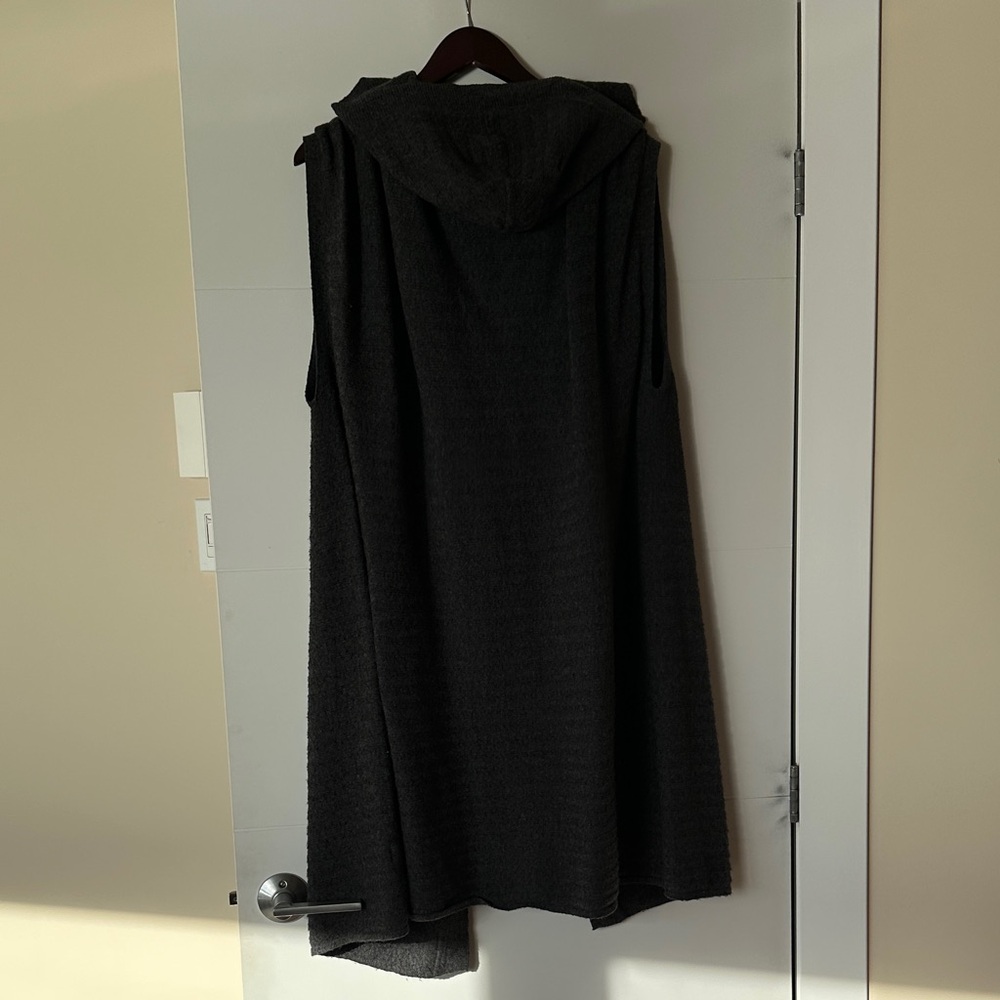 Michel Studio Dark grey Hooded sleevelest Vest